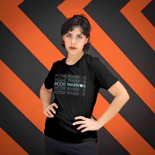 PCOS Warrior Tee – Strong Woman Design - Image 5