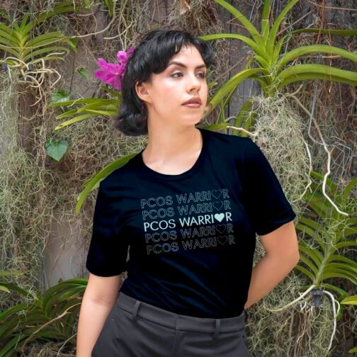 PCOS Warrior Tee – Strong Woman Design - Image 2