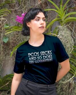 PCOS Sucks Tee – Bold Feminist Statement