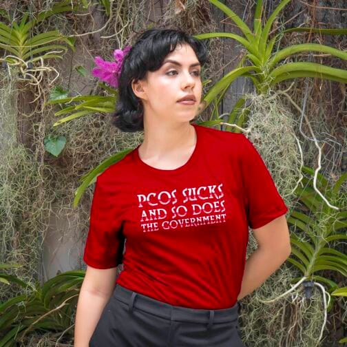 PCOS Sucks Tee – Bold Feminist Statement - Image 6
