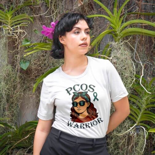 PCOS Warrior Girl Tee - Image 5